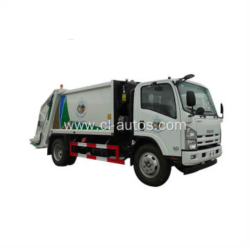 4X2 7ton 8CBM Bin Lifter Garbage Compactor Truck